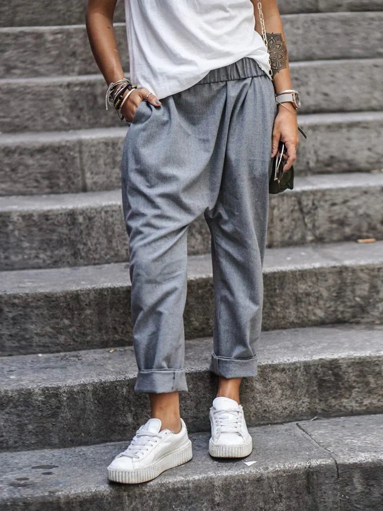 Leichte Baumwoll-Leinen Hose für entspannten Stil – Carsten