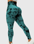 Damen-Sportleggings mit Tie-Dye Muster & High Waist – Mira