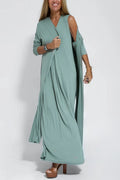 Damen Langarmkleid Elegant Figurbetont Alltag – Serelina