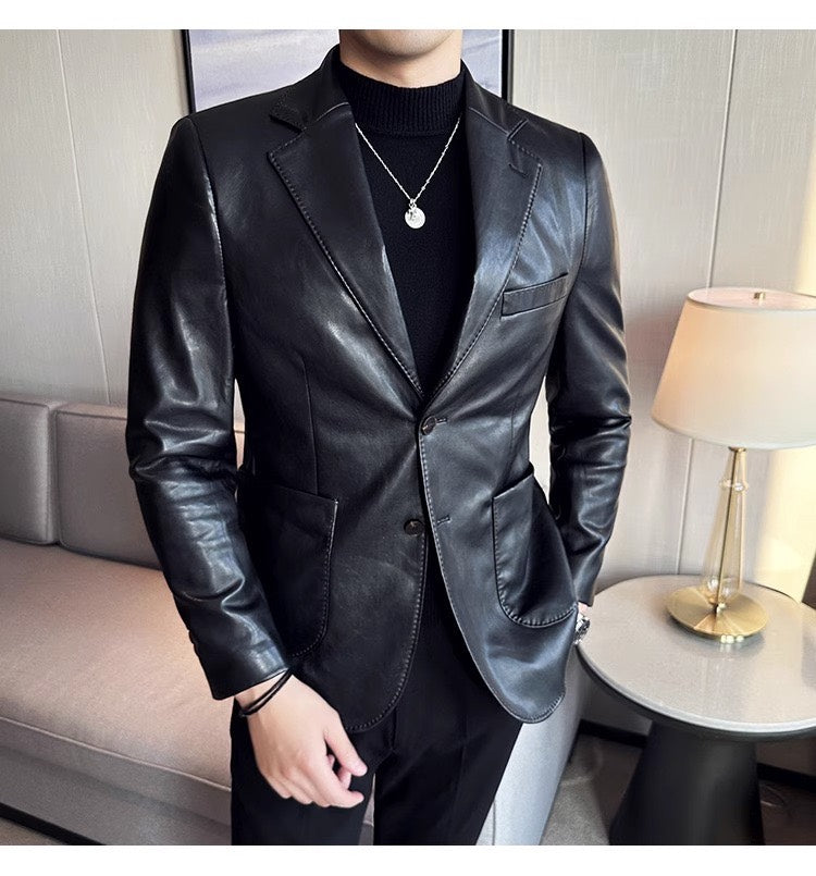 Herren Lederblazer aus Echtleder für zeitlose Eleganz – Raphael