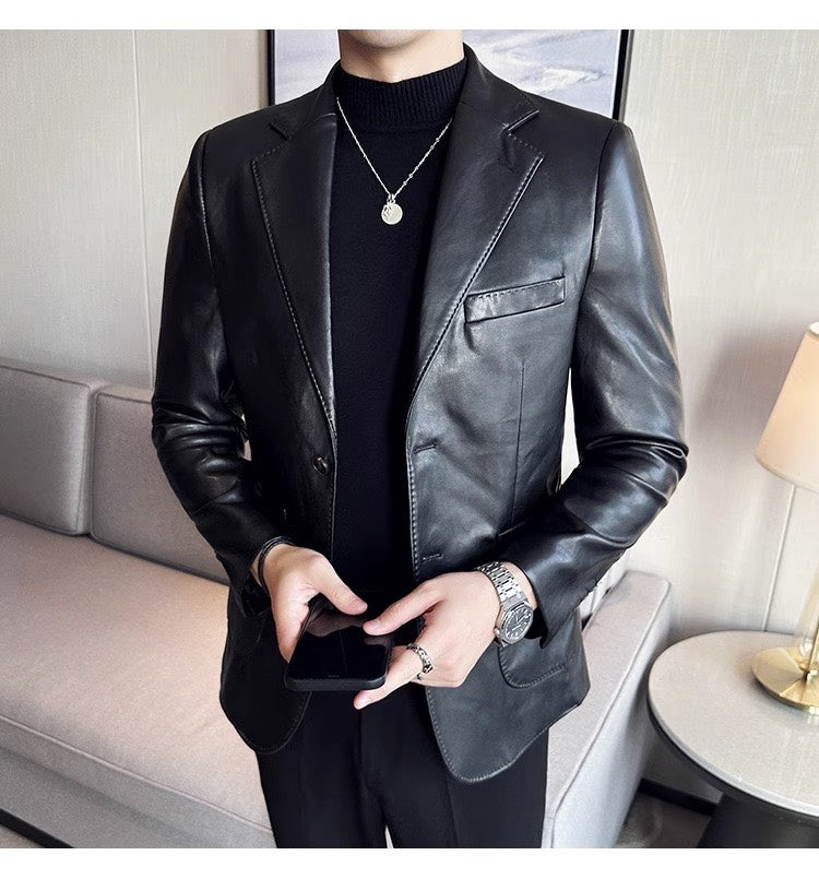 Herren Lederblazer aus Echtleder für zeitlose Eleganz – Raphael